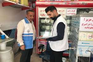 نظارت مشترک بهداشت محیط و دامپزشکی در راستای ممنوعیت عرضه شیر خام در سطح مراکز عرضه 