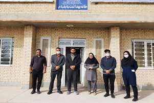 تقویت خط مقدم سلامت روستایی؛ نظارت تیم شبکه بهداشت و درمان بیضا بر فعالیت‌های خانه بهداشت بابلبام