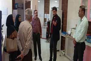 ارزیابی خدمات آزمایشگاهی در شهرستان بیضا از سوی کارشناس مسوول امور آزمایشگاه معاونت بهداشت دانشگاه علوم پزشکی شیراز 