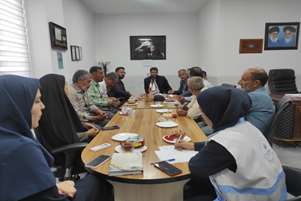 کلرزنی در کانون توجه نشست مشترک برون بخشی سلامت آب در شبکه بهداشت و درمان شهرستان بیضا 
