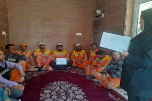 ارایه خدمات سلامت محور به پاکبانان شهرداری بیضا