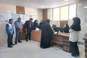 بازدید تیم مدیریتی شبکه بهداشت و درمان از مرکز خدمات جامع سلامت روستایی «بانش»