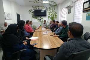پایش واحد پشتیبانی دانشگاه علوم پزشکی از شبکه بهداشت و درمان بیضا