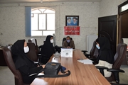 برگزاری نشست برنامه بهبود تغذیه جامعه زنان روستایی ( باغچه خانگی) در شهرستان بیضا