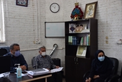 برگزاری نشست شورای بهورزی با حضور رییس مرکز بهداشت  بیضا