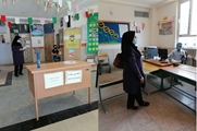 نظارت بر اجرای طرح سنجش سلامت دانش ‌آموزان در مدارس شهرستان بیضا