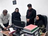 پایش مدیریتی سرپرست شبکه بهداشت و درمان شهرستان بیضا و ارزیابی عملکرد واحدهای ستادی 