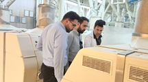 بازدید بازرسان شبکه بهداشت و درمان از کارخانه آرد سپیدان در شهرستان بیضا
