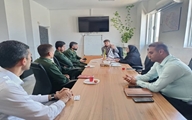 برگزاری نشست برنامه ریزی با سپاه پاسداران شهرستان بیضا در راستای اهداف هفته ملی جوانی جمعیت/ امضای تفاهم‌نامه تعامل و همکاری جهت افزایش نرخ جمعیت 