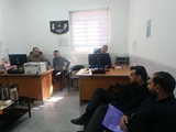 بازدید نمایندگان معاونت پشتیبانی دانشگاه علوم پزشکی و خدمات بهداشتی درمانی شیراز از شهرستان بیضا