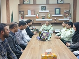 به مناسبت هفته نیروی انتظامی انجام شد: تقدیر رئیس شبکه بهداشت و درمان شهرستان بیضا از تلاش‌های نیروی انتظامی