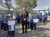 آموزش تغذیه سالم به دانش آموزان بیضایی به مناسبت روز جهانی غذا 