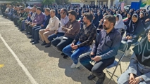 به مناسبت آغاز سال تحصیلی جدید و با حضور مسئولان شهرستان، زنگ مهر در مدارس به صدا در آمد