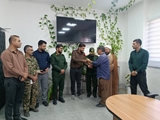 تجلیل و تبریک سپاه پاسداران ناحیه بیضا از رئیس شبکه بهداشت و درمان به مناسبت روز پزشک