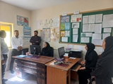 بازدید رئیس شبکه بهداشت و درمان شهرستان به همراه تیم ستاد گسترش شبکه از خانه بهداشت تنگ خیاره