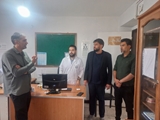پایش فعالیت بهورزان پایگاه شهری و پزشک مرکز خدمات جامع سلامت هرابال توسط رئیس شبکه بهداشت و درمان بیضا