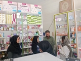 بازدید از داروخانه‌های سطح شهرستان بیضا در ایام نوروز و بررسی نحوه خدمت‌رسانی و موجودی اقلام دارویی