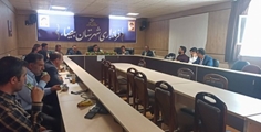 حضور رئیس شبکه بهداشت و درمان بیضا در کمیته هماهنگی مدیریت بحران شهرستان