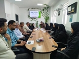 نشست کمیته درون بخشی هفته سلامت ۱۴۰۵، شبکه بهداشت و درمان بیضا برگزار شد