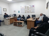 برگزاری نشست تخصصی رئیس شبکه بهداشت و درمان با پزشکان مراکز جامع سلامت جهت تجویز منطقی آزمایش‌ها در زمان بحران