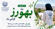 پیام تبریک رئیس شبکه بهداشت و درمان بیضا به مناسبت روز بهورز؛ تجلیل از طلایه‌داران سلامت در روستاها